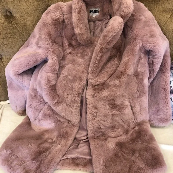 Apparis Pink Teddy Jacket Cozy Oversized Fit